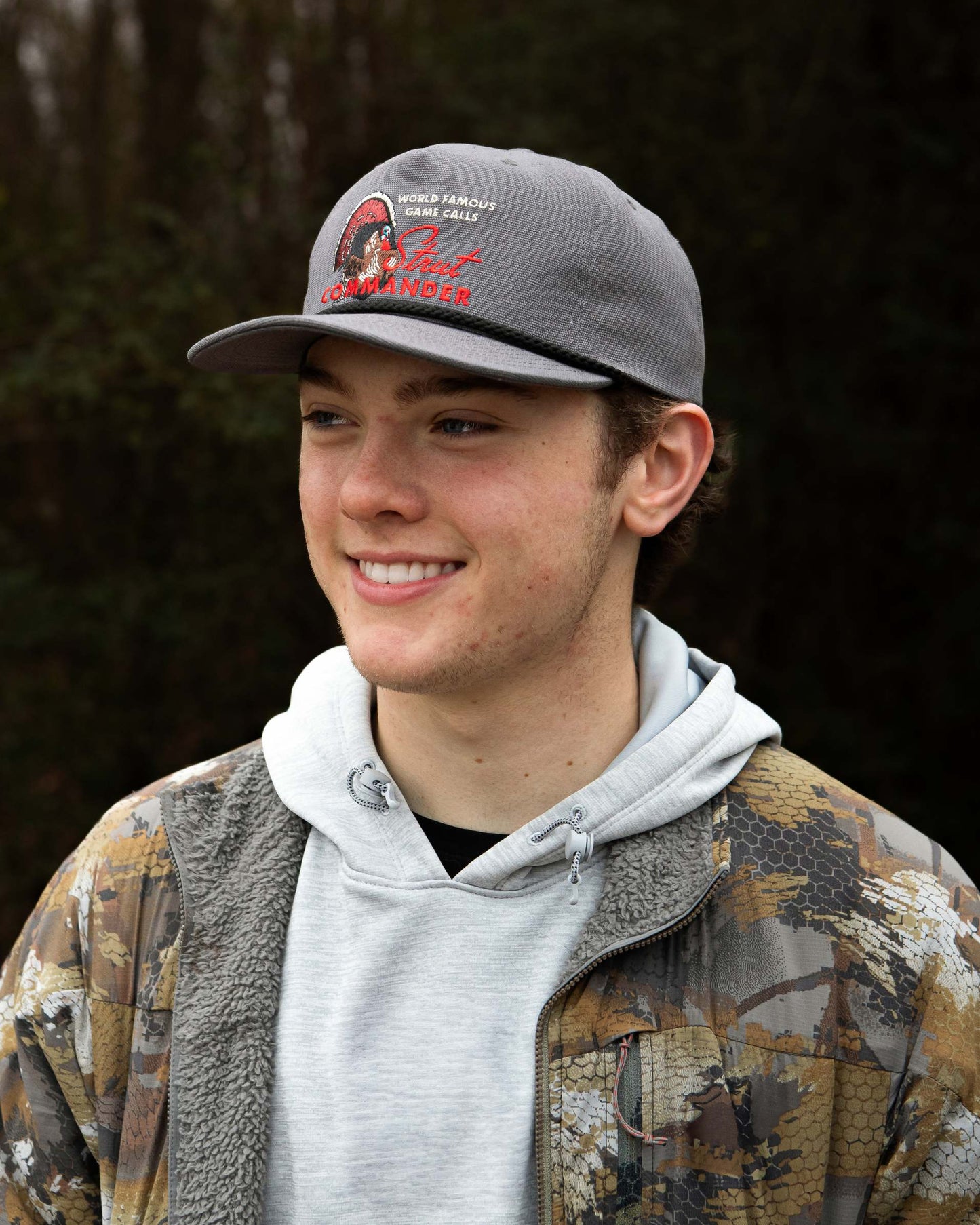 Strut Commander World Famous Gunmetal Goat Rope Hat