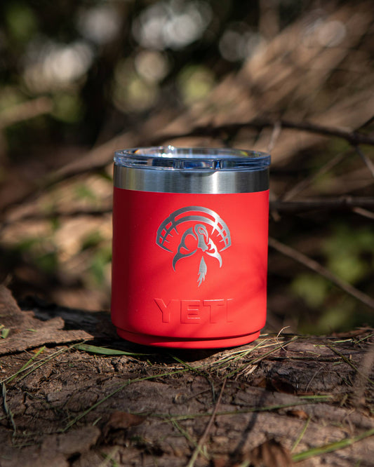 Strut Commander Icon 10oz Red Yeti Rambler Lowball