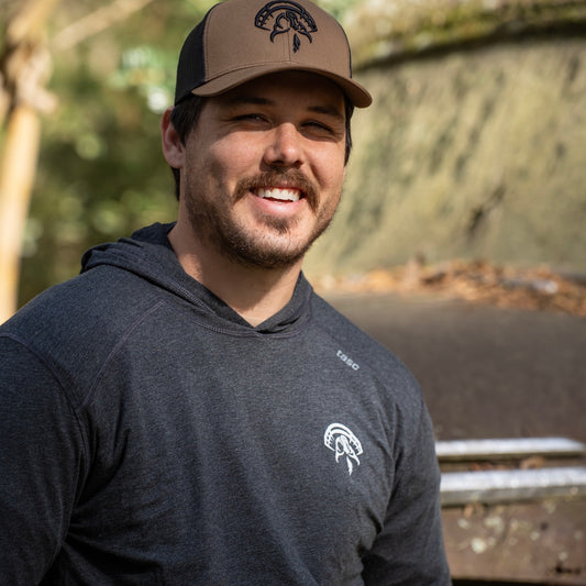 Strut Commander Bamboo Iron Long Sleeve Hoodie