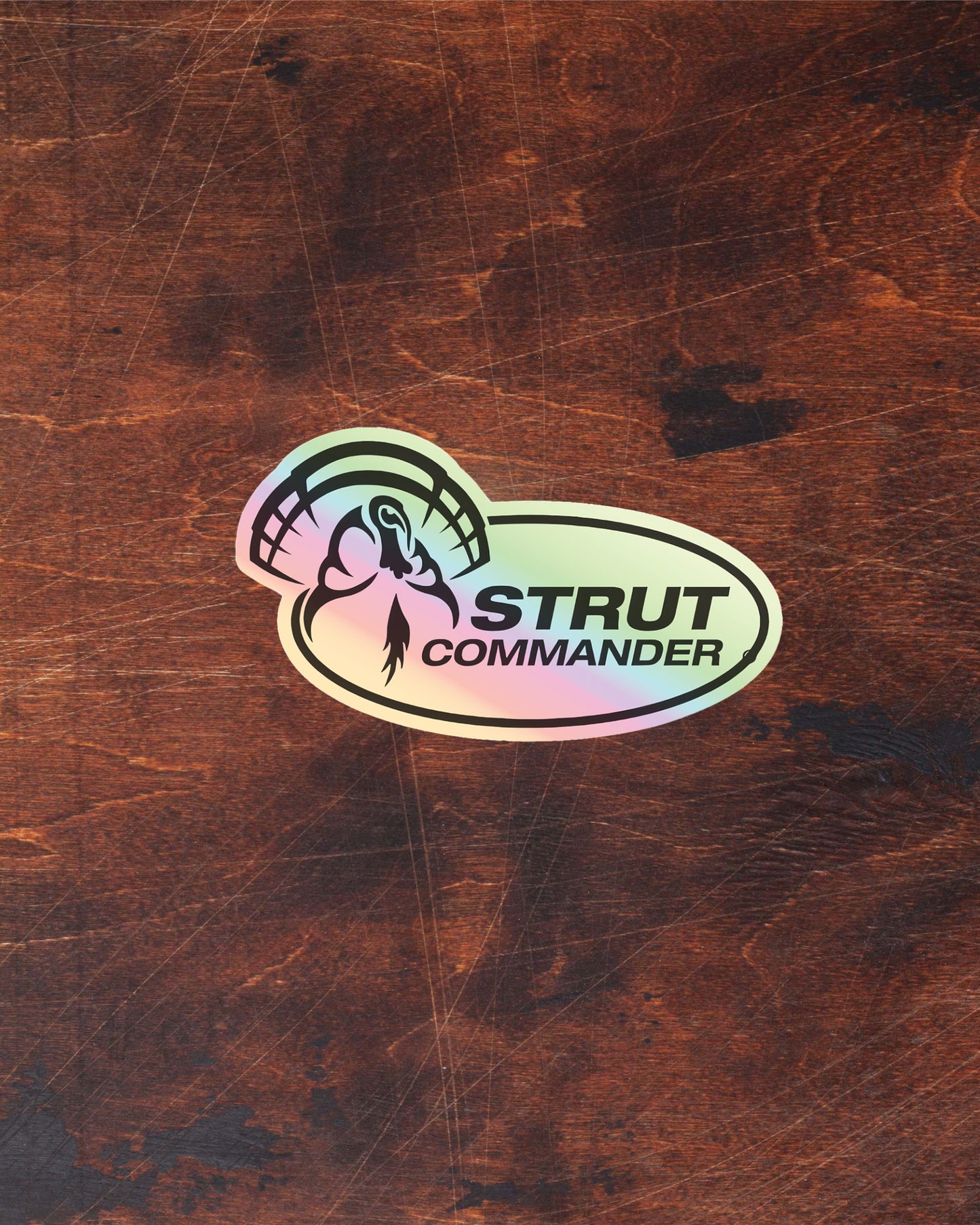 Holographic Strut Commander Decal Sticker